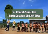 5+ Contoh Surat Izin Sakit Sekolah SD SMP SMA